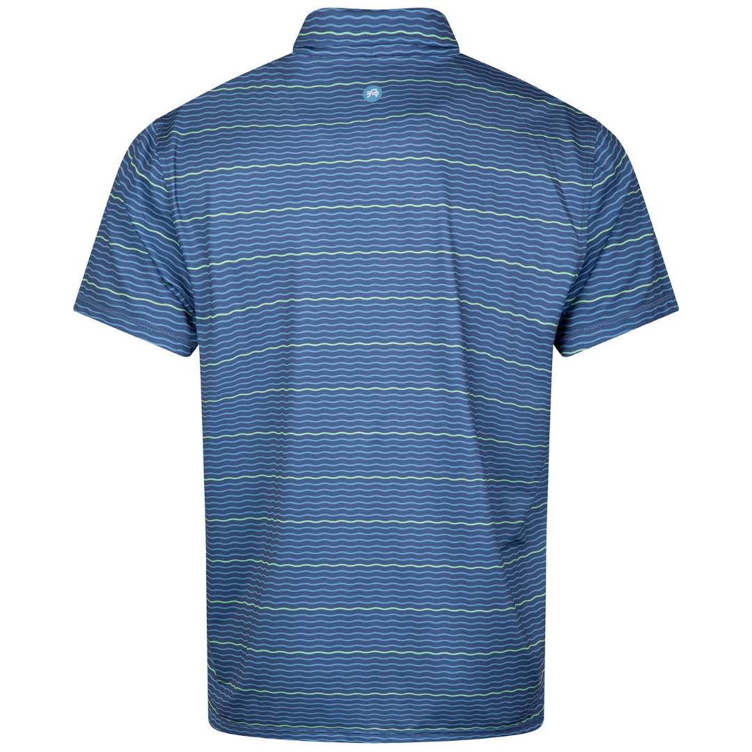 Viewpoint Print Polo Wavy Days