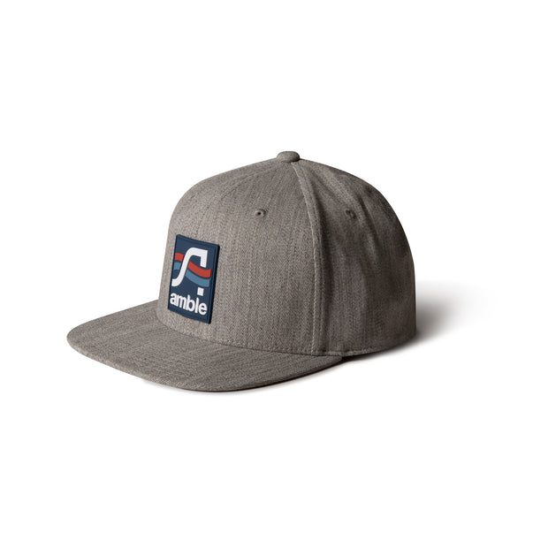 USA Amble Flex Fit Snapback Heather Grey