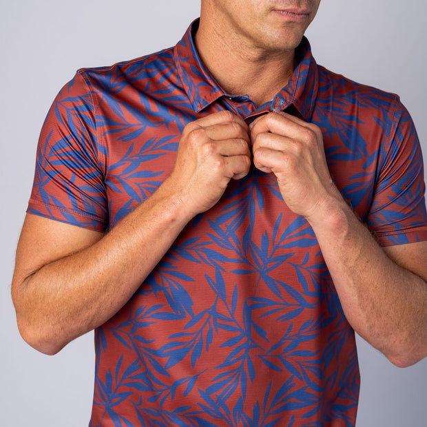 Viewpoint Print Polo Floral