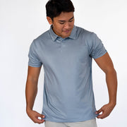Viewpoint Birdseye Mesh Print Polo Shaka