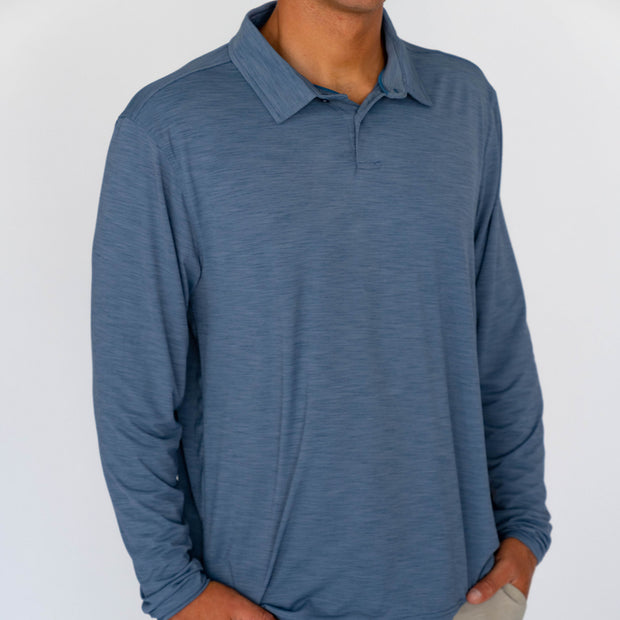 Offshore Stretch Long Sleeve Polo