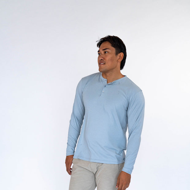Coastal Mid Layer Henley Crew
