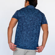 Viewpoint Birdseye Mesh Floral Button Up
