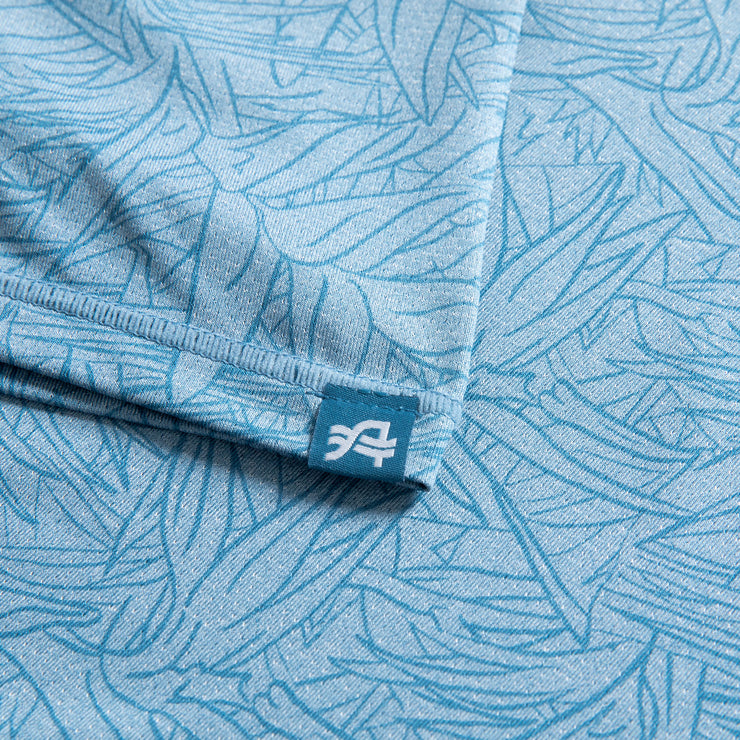 Viewpoint Birdseye Mesh Print Polo Floral