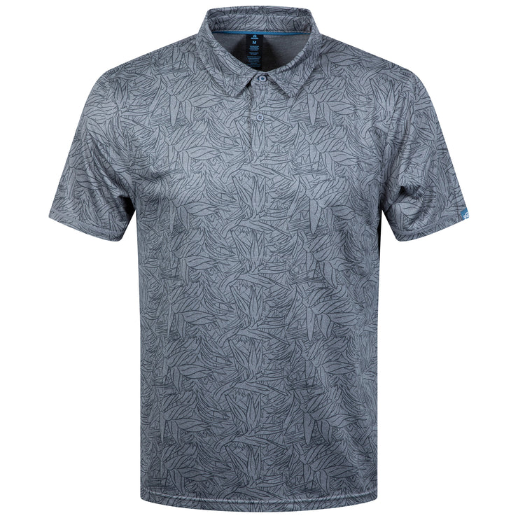 Viewpoint Birdseye Mesh Print Polo Floral