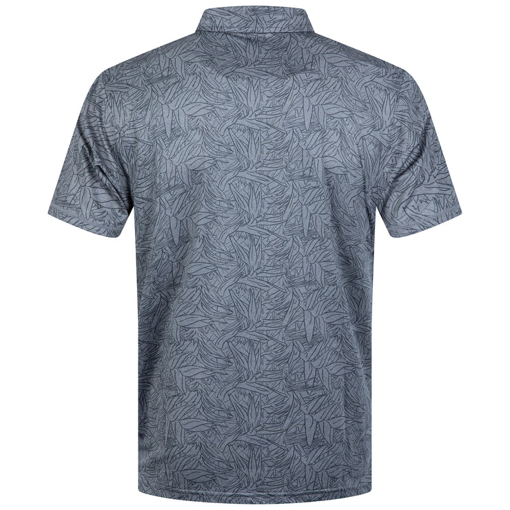 Viewpoint Birdseye Mesh Print Polo Floral