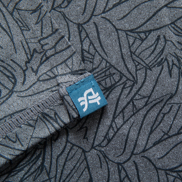 Viewpoint Birdseye Mesh Print Polo Floral